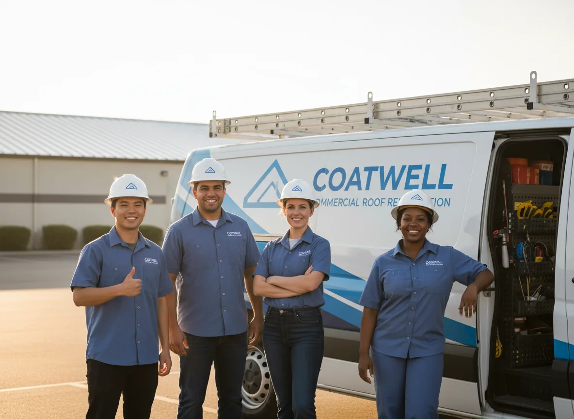 Commercial roof coating company in Epps, LA
